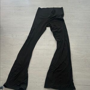 Grey aerie flare leggings